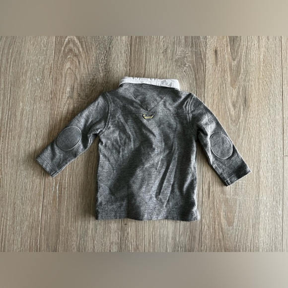 Tartine et Chocolat Baby Grey Polo Shirt - Size 0-3 months - Picture 6 of 6